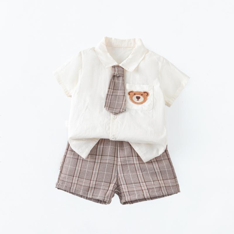 ・カテゴリ: キッズセットアップ・性別: 男性・スタイル: カジュアル・セット内容: パンツセット・セット点数: 2点セット・対象年齢: 3～8歳・袖丈: 半袖・パンツ丈: ショートパンツ・生地加工: 起毛、柔軟加工・厚さ: 薄手・柄: ア...