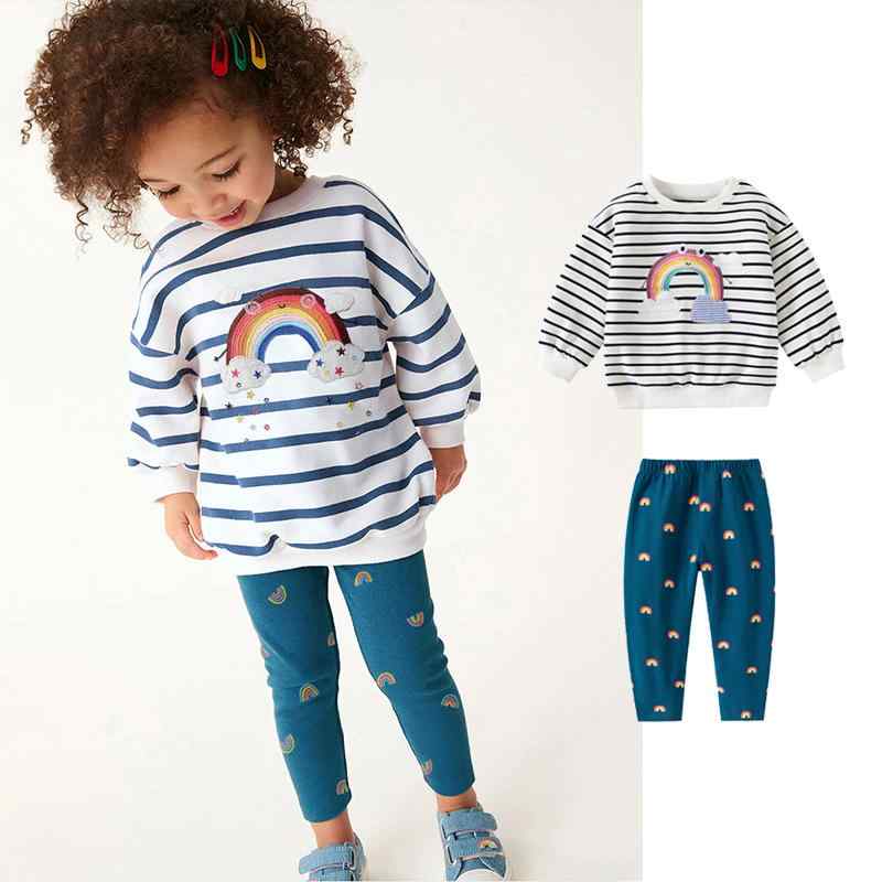 キッズ 女の子 セットアップ 長袖 スウェット トレーナー 長ズボン 春秋 綿95% かわいい おしゃれ 韓国ファッション 3-8歳向け 普段使い カジュアル