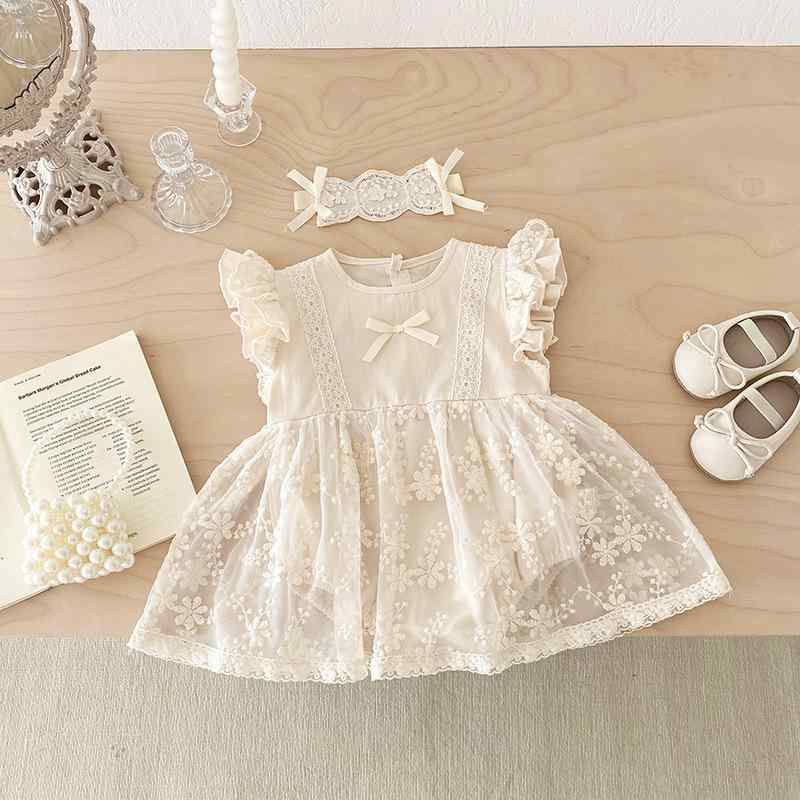 ロンパース 女の子 ベビー 新生児 乳幼児 夏 半袖 綿 コットン レース A類 安全基準 韓国風 プリンセス カバーオール 肌に優しい お出かけ 普段使い