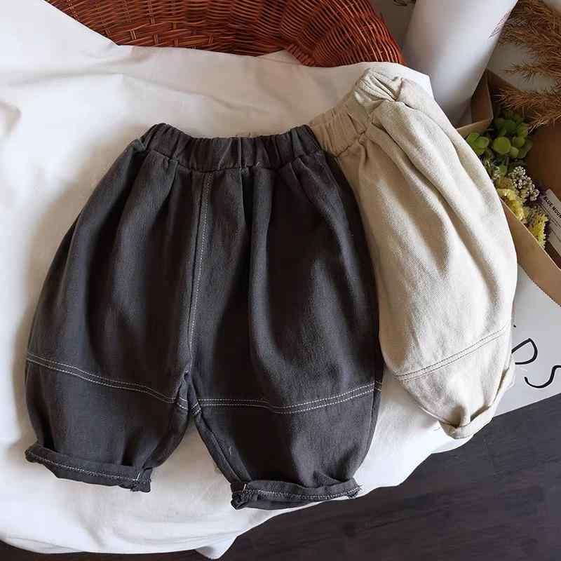 ロングパンツ キッズ 男の子 女の子 ベビー 春秋 韓国風 明線切り替え ゆったり ルーズ ハーレムパンツ..