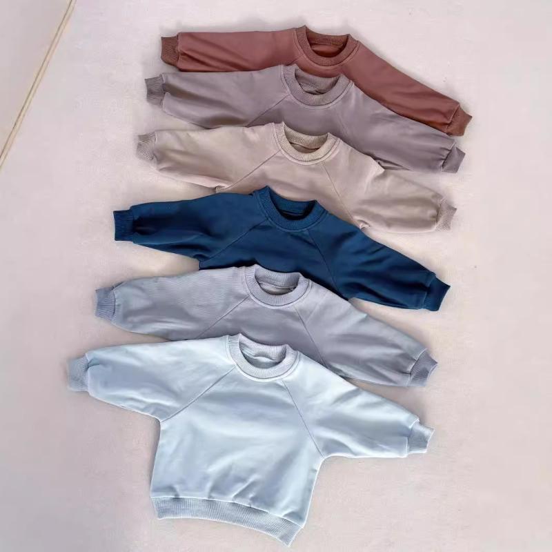 スウェット トレーナー ベビー キッズ 男の子 女の子 秋冬 韓国風 無地 裏毛 綿 長袖 プルオーバー フードなし クルーネック スポーツ カジュアル 普段使い 部屋着 ルームウェア 肌に優しい 男女兼用 ユニセックス おしゃれ かわいい
