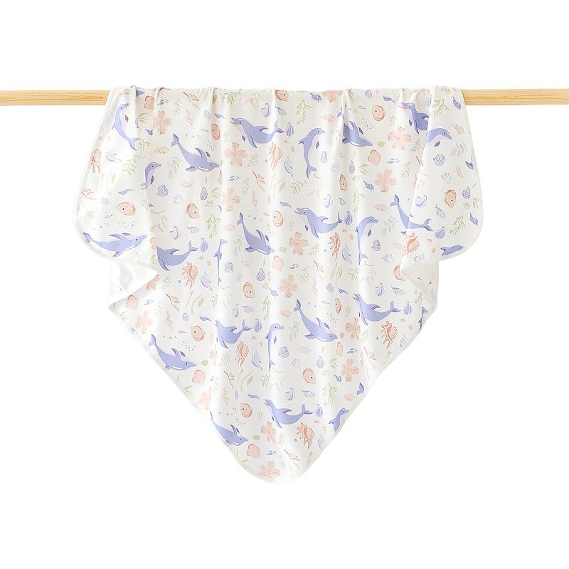 おくるみ 新生児 ベビー 薄手 綿100% コットン 抱っこ布団 ブランケット 春夏 通年 優しい肌触り 出産準備 退院時 寝具 吸湿速乾