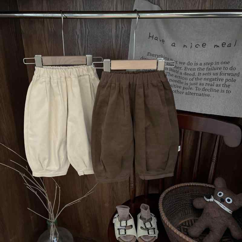 キッズパンツ ベビー 男女兼用 韓国風 ゆったり ルーズ バルーンパンツ 綿100% コットン ソフトな肌触..
