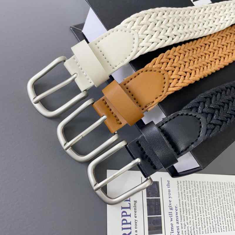 ベルト レディース レトロ 韓国風 ボヘミアン エスニック 編み込み レザー調 草編み ワンピース デニム ジーンズ カジュアル おしゃれ 普段使い 合金ピンバックル 春夏 ホワイト ブラック ライトブラウン