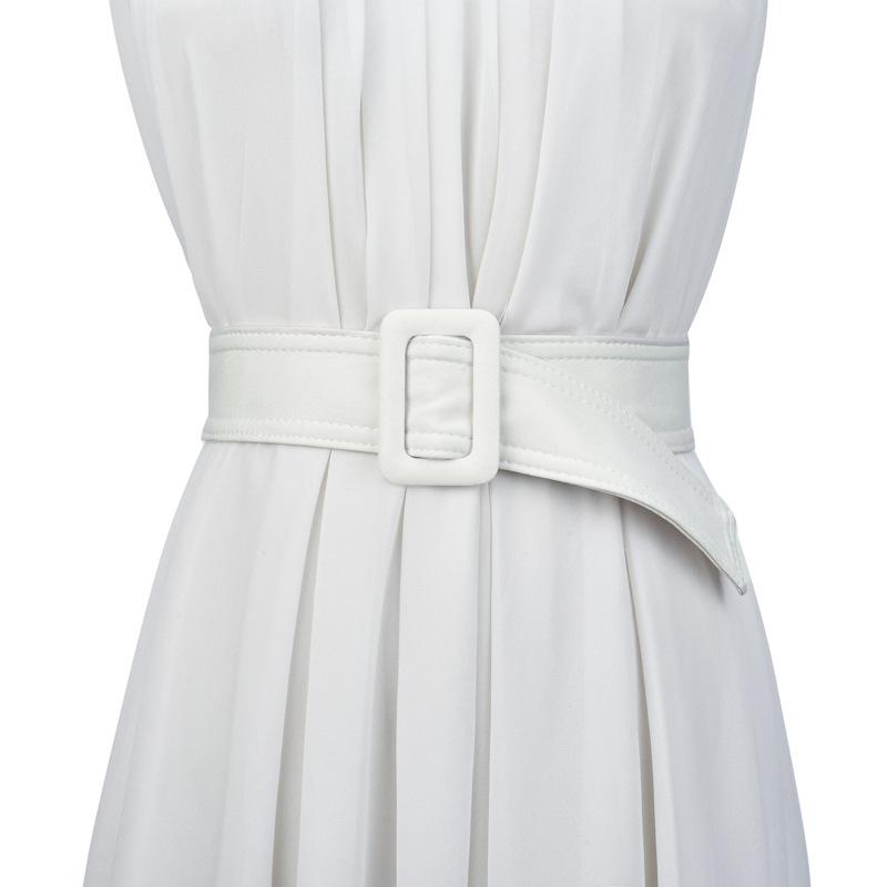 ベルト レディース 女性用 無地 ファブリック ウエストマーク ウエスト絞り トレンチコート スプリングコート スーツ ワンピース ドレス カジュアル フォーマル 幅広 ワイド 結び紐 リボンベルト ツイル綿素材 万能 着回し 大人カジュアル アクセント(x2)