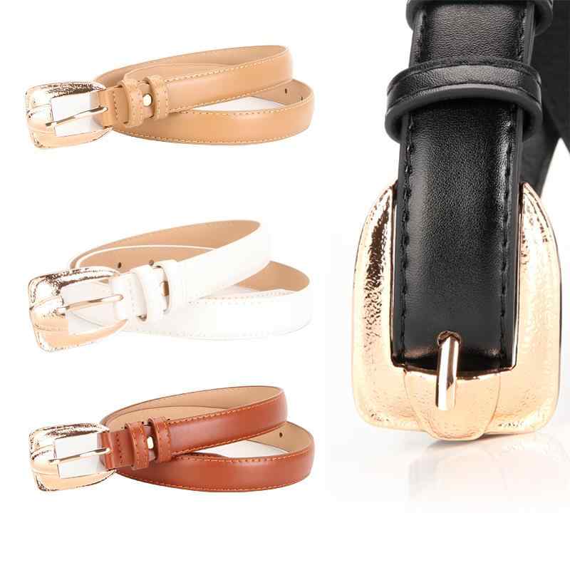 ベルト レディース シンプル PUレザー ウエストマーク ピンバックル カジュアル デイリーユース 合わせやすい ファッション小物 おしゃれ カーキ ブラック ホワイト ブラウン キャメル