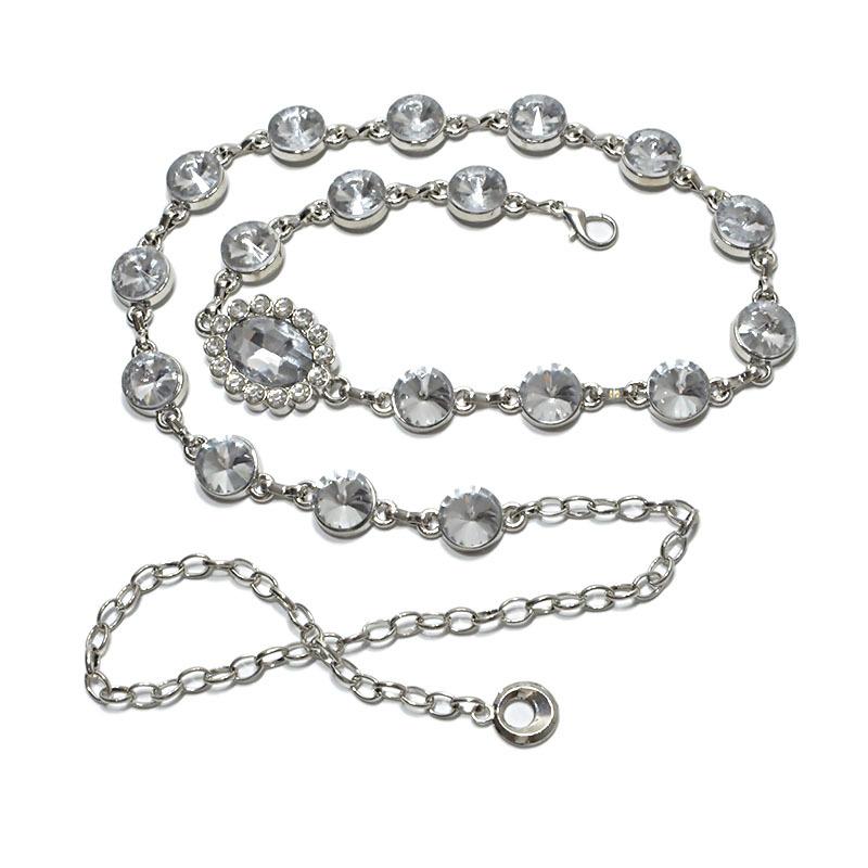 ボディチェーン レディース 民族風 エスニック レトロ ヴィンテージ ベリーダンス 衣装 シルバー ライ..