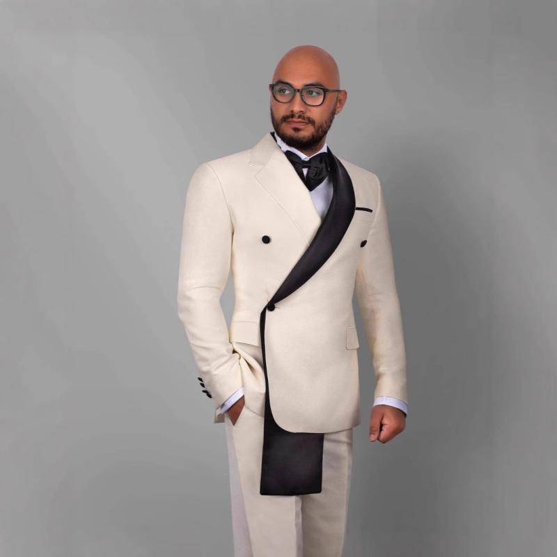 スーツ メンズ 男性用 オールシーズン 結婚式 婚礼 披露宴 二次会 パーティー ビジネス 通勤 礼服 新郎 介添人 英国風 スリムフィット 切り替え ショールカラー ポリエステル 2点セット