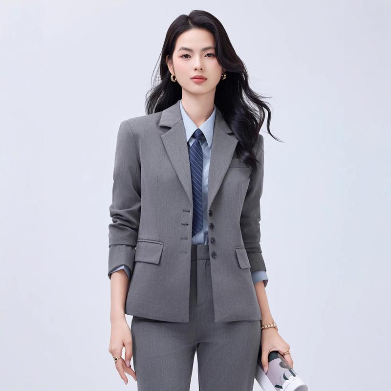 セットアップ レディース ブラック 黒 春夏 面接 リクルート ビジネス オフィス 通勤 フォーマル 高級感 ポリエステル ジャケット パンツ スカート