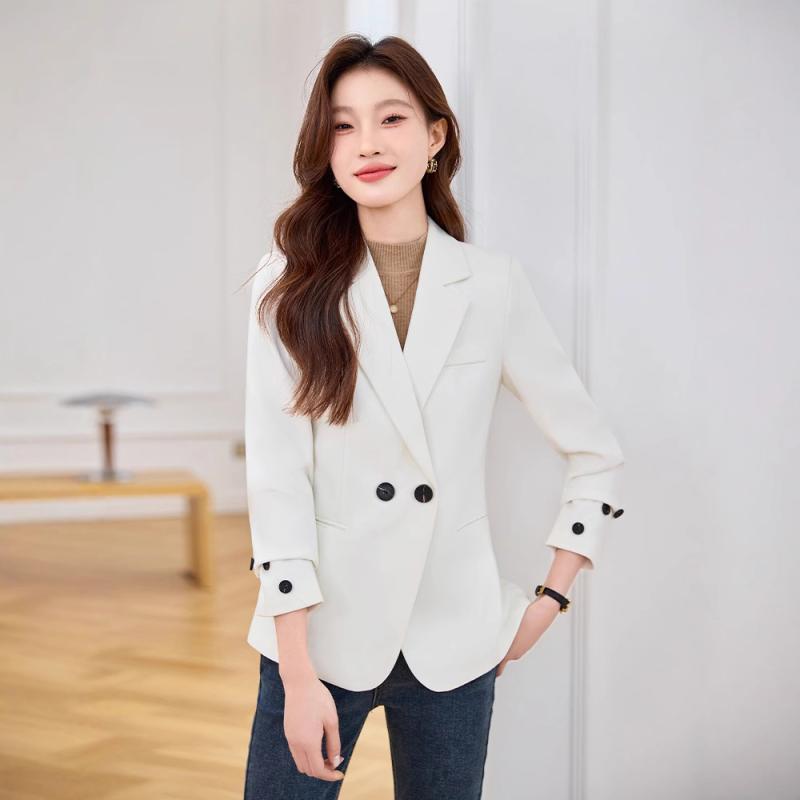 テーラードジャケット レディース 高級感 ゆったり 小柄さん 上品 カジュアル 通勤 オフィス 韓国風 春..