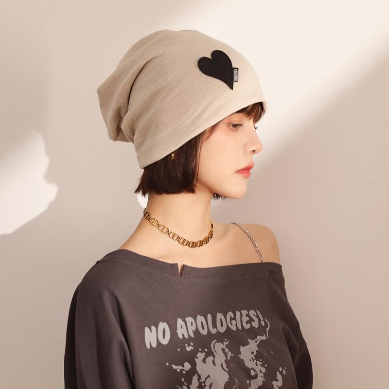 ニット帽 レディース 春夏 ゆったり ルーズフィット スラウチーニット帽 リラックスカジュアル エアコ..