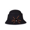 帽子 レディース 秋冬 フェルトハット 韓国風 変形 ラインストーン 上品 エレガント 防寒 保温 クローシュハット 広つば(4)