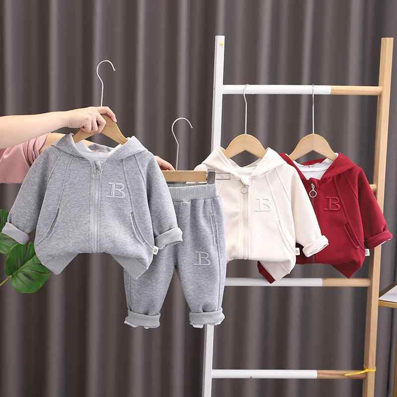 キッズ セットアップ 男の子 ベビー フード付き ジップアップ パーカー ロングパンツ 綿 ロゴ 無地 シンプル カジュアル おしゃれ かわいい 普段使い お出かけ 春夏 ワインレッド オフホワイト ダークグレー