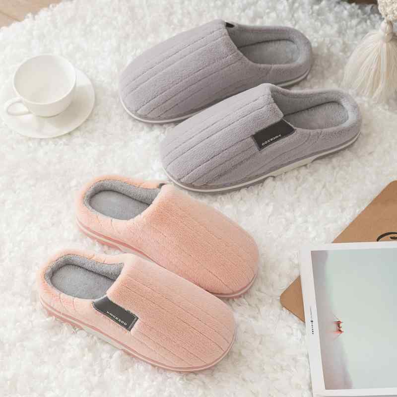 ルームシューズ メンズ レディース 秋冬 厚底 ボア スリッパ もこもこ 室内履き 滑り止め 保温 あったか 防寒 家庭用 シンプル フリース ラウンドトゥ 夫婦 カップル 暖かい