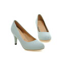 パンプス レディース 女性用 シンプル カジュアル 春 秋 太ヒール コーンヒール ハイヒール ヒール高6-8cm オフィス ビジネス 通勤 ラウンドトゥ PU...