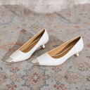 パンプス レディース 白 ホワイト エナメル パテント 合成皮革 スクエアトゥ キトゥンヒール ミドルヒール 上品 高級感 フレンチスタイル シンプル 無地 フ...