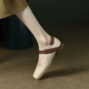 パンプス レディース メリージェーンシューズ 羊革 ラムレザー ソフトレザー スクエアトゥ バイカラー 幅広ストラップ 太ヒール チャンキーヒール ローヒール ...