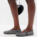 パンプス レディース 欧米風 大きいサイズ 総ラインストーン スタッズ ベルトバックル ラウンドトゥ フラットソール PUレザー 快適な履き心地 ぺたんこ靴 日...