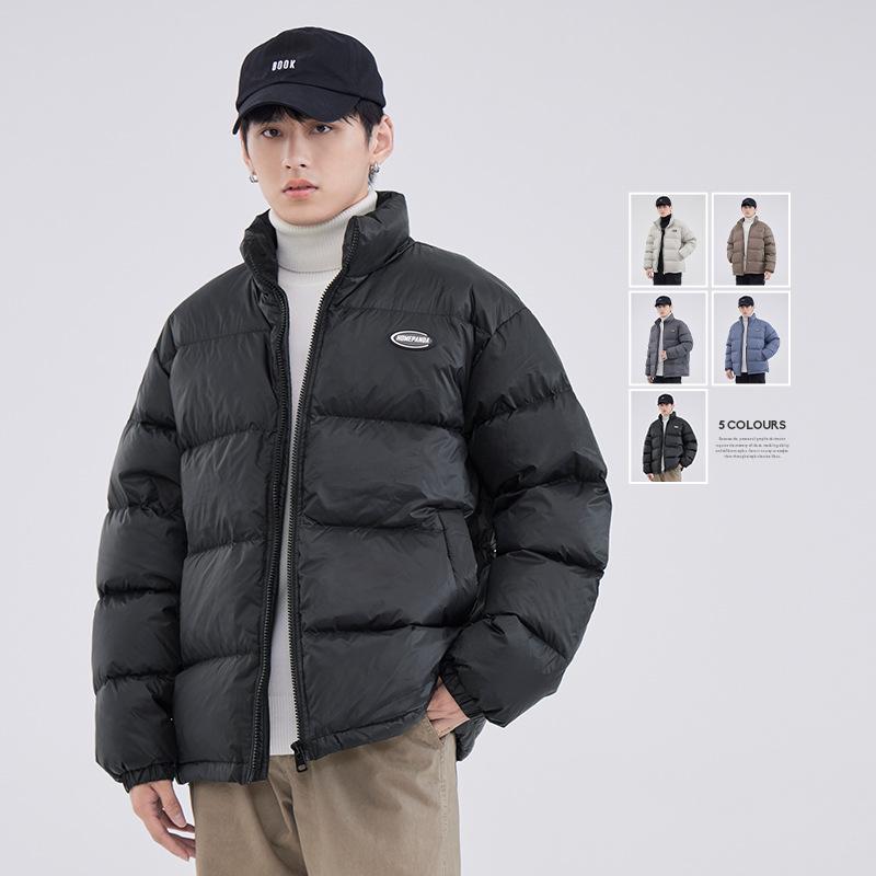 ダウンジャケット メンズ 冬 スタンドカラー 立ち襟 ホワイトダックダウン 保温 防寒 厚手 肉厚 パファ..