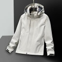 マウンテンパーカー メンズ レディース カップル 薄手 防風 透湿 防水 フード付き ポリエステル アウトドア 登山 キャンプ ハイキング サイクリング 旅行 ...