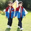 ウィンドブレーカー キッズ 子供用 小学生 幼稚園児 スクールスタイル スポーツ ジャケット セットアッ..