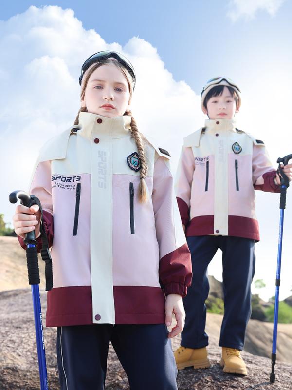 スクールユニフォーム キッズ ジュニア 男女兼用 小学生 中学生 幼稚園 制服 秋冬 フリース裏地 ポリエステル 防寒 防風 暖かい 通学用 ジャケット インナ...