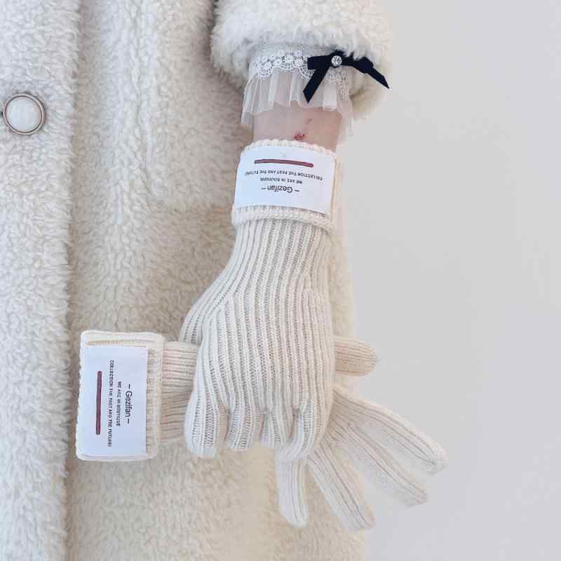 手袋 レディース バスランウール ラビットファー 柔らか ふわふわ 高級感 保温 防寒 タッチパネル対応 スマホ対応 冬 韓国ファッション かわいい 普段使い カジュアル(4)