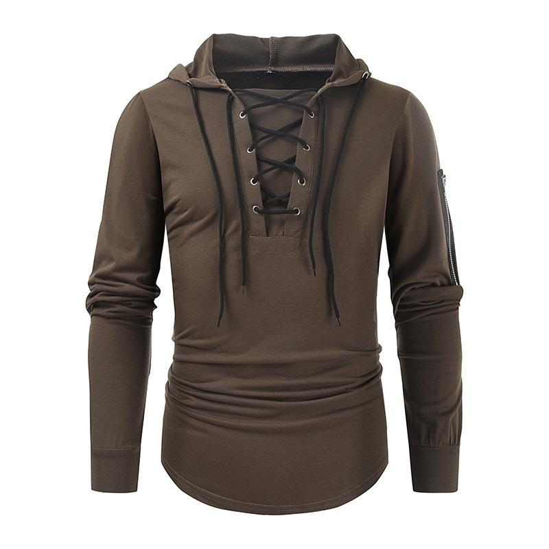 パーカー メンズ 男性用 プルオーバー フーディー 無地 ドローストリング 紐付き スポーツ カジュアル アクティブウェア 春秋 綿 コットン ポリエステル トレーニング ランニング