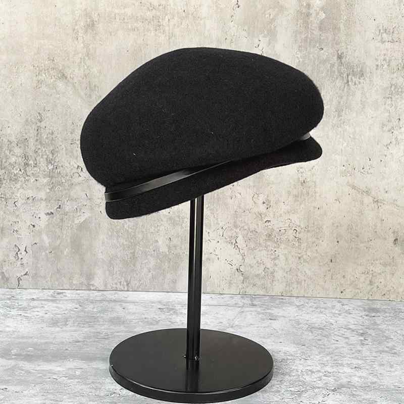 ・カテゴリ: ベレー帽・帽子の形状: ラウンドトップ・つばの有無: つばなし・主な素材: ウール96%以上・機能: 保温、防風・スタイル: オールシーズン、エレガント、ミニマリスト、カジュアル、スポーティー、通勤、シンプル、欧米風、ライトラグジュアリー、シック、上質・カラー展開: ブラック、ミックスベージュ、オレンジ、コーヒー、モカ、キャメル・サイズ: Mサイズ（56-58cm、調節可能）