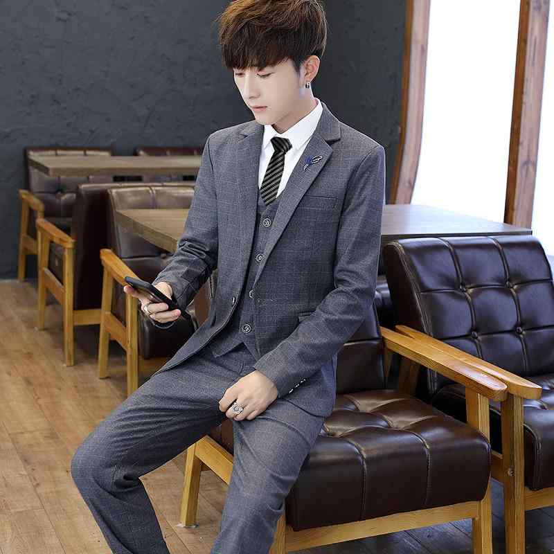 DARO ダロ　パーブルチェック　スリーピーススーツ　美品！！ DARO ダロ パーブルチェック スリーピーススーツ 美品！！ 楽天