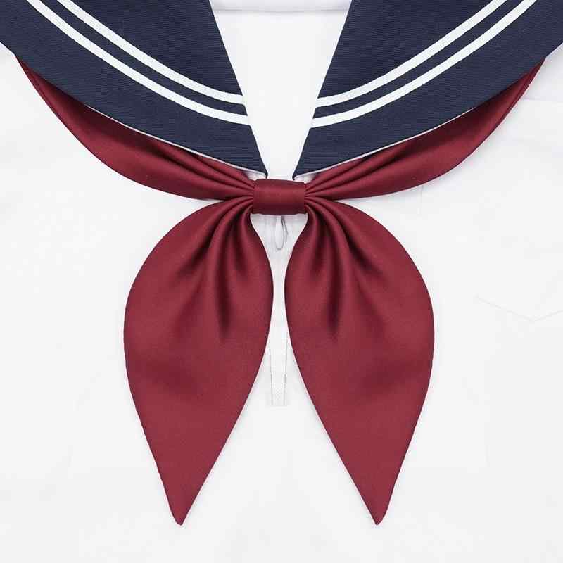 制服リボン レディース JK制服 セーラー服 女子高生 学生 プレタイド 蝶結び 蝶ネクタイ 無地 ポリエス..