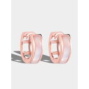 ピアス レディース S925純銀 幾何学 透かし彫り 円形 フープ スタッド ピンクシェル ローズゴールド 小ぶり 個性的 デザイン 日韓風 かわいい 普段使い