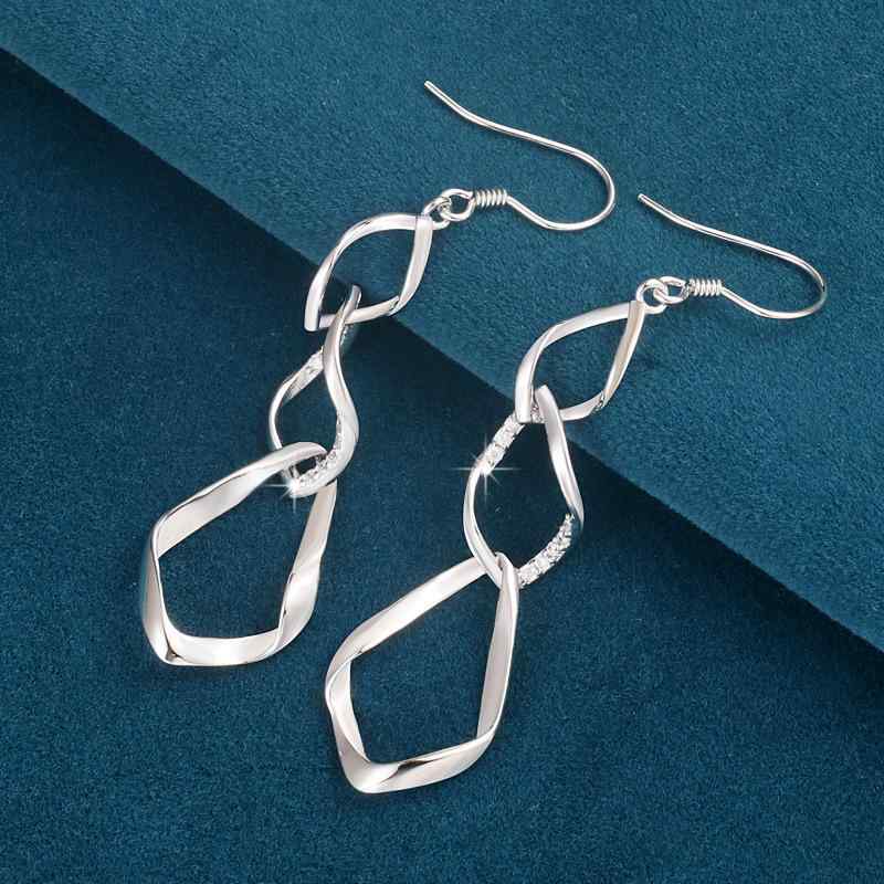 ピアス レディース 925純銀 シルバー ドロップ しずく フリンジ タッセル ロング 透かし彫り オープン..