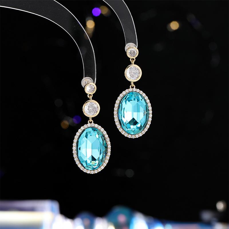 ピアス イヤリング レディース 女性用 高級感 エレガント 豪華 シンプル 個性的 ジルコニア S925シルバ..