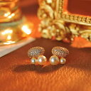 ピアス イヤリング レディース 韓国風 韓流 上品 エレガント フェミニン パール ジルコニア デザイン性 高級感 シンプル 幾何学 オーバル 銅合金 電気メッキ シルバーポスト 春夏 普段使い オフィス お呼ばれ