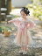 ワンピース 女の子 子供服 中国風 古典 漢服 襦裙 民族衣装 チャイナドレス風 唐装 春夏 シフォン ポリ..