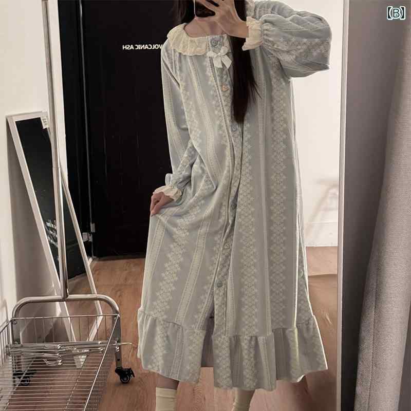 ルームワンピース レディース フリース 厚手 あったか 長袖 前開き ゆったり ロング丈 大きいサイズ ルームウェア パジャマ 部屋着 ワンマイルウェア 韓国風 かわいい 秋冬 防寒