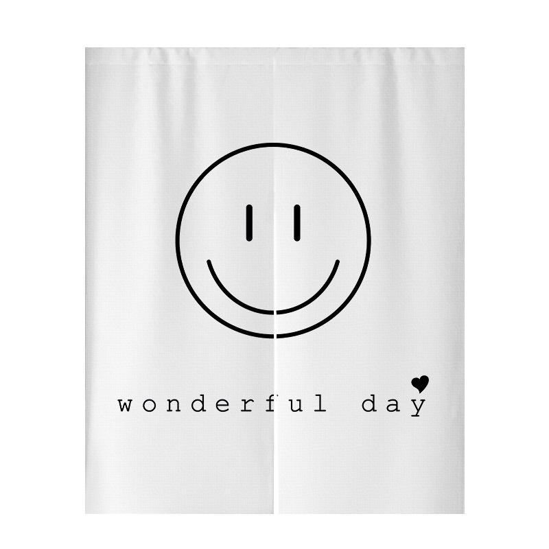 のれん 間仕切りカーテン モダン シンプル おしゃれ ポリエステル 布製 ファブリック 目隠し 遮光 穴あけ不要 突っ張り棒対応 ドアカーテン ダイニング 浴室 玄関 リビング 書斎 インテリア カスタムオーダー