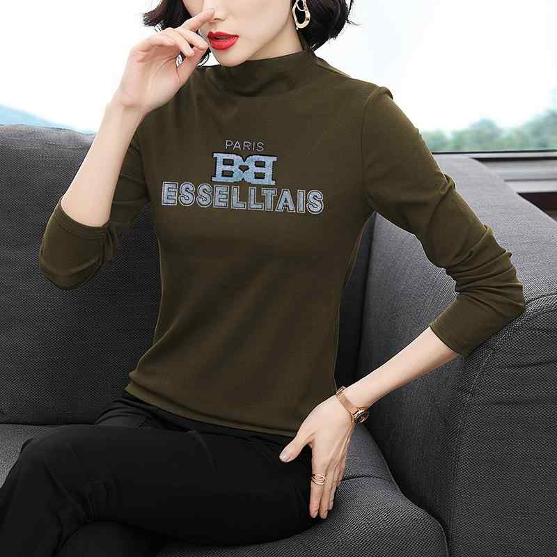 ・カテゴリ: Tシャツ・主な素材: ビスコース繊維 80%〜90%・柄: 無地・スタイル: プルオーバー・スタイルタイプ: エレガントカジュアル・テイスト: アーバン・袖丈: 長袖・袖のタイプ: レギュラー・ネックライン: ハイネック・着丈: 普通・フィット: スリムフィット・デザイン特徴: 立体装飾・加工: 刺繍・カラー展開: ブラウン・サイズ展開: M, L, XL, 2XL, 3XL, 4XL