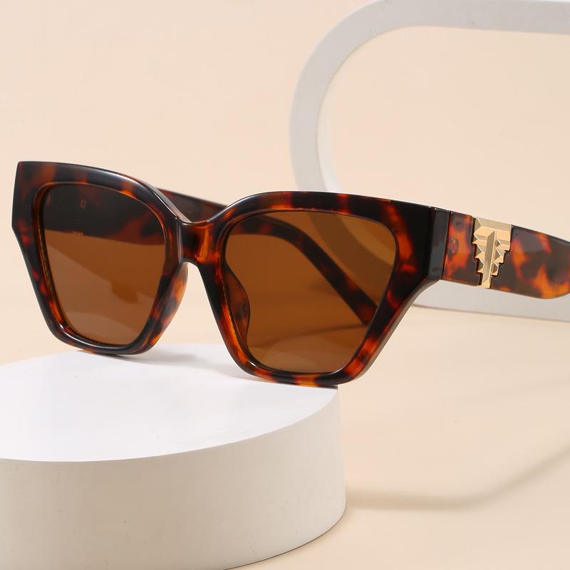 サングラス ユニセックス 男女兼用 スクエアフレーム 方形 欧米風 SNS風 アセテート メタル 板材 フルリム UV400 UVカット 紫外線対策 おしゃれ ファッション トレンド 通勤 ドライブ アウトドア 旅行 パーティー(x2)