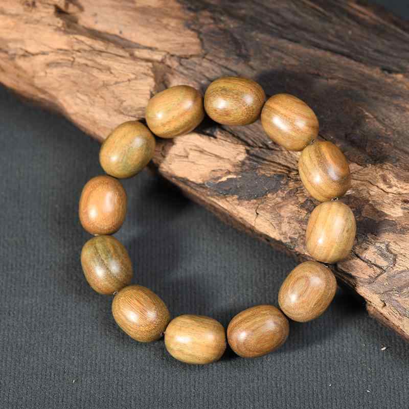 数珠ブレスレット メンズ レディース 小葉紫檀 黄花梨 緑檀 紅酸枝 紫光檀 血檀 黒檀 金絲檀 大葉黄花梨 棗珠 なつめ型 異形 天然木 木製 ハンドメイド 厄除け お守り パワーストーン 念珠 腕輪 コレクション 高級感