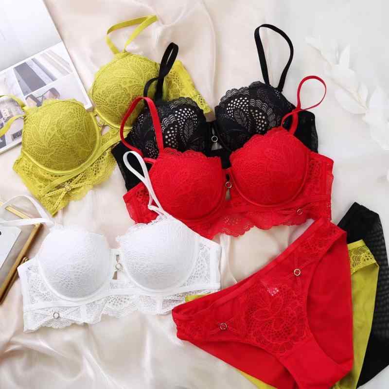 ブラセット レディース フレンチ セクシー レース レッド 谷間メイク ボリュームアップ 下垂防止 リフトアップ 補正 大きいサイズ 脇高 脇肉カバー 通気性 快適 春夏