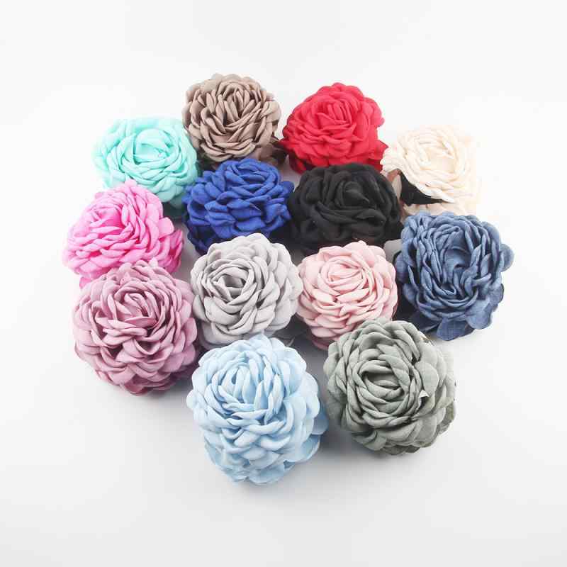 ヘアアクセサリー レディース バラ フラワー バンスクリップ 布製 ハンドメイド 韓国風 かわいい フェ..