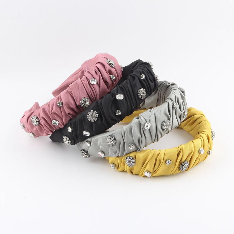ヘアアクセサリー レディース 女性用 おしゃれ 韓国風 かわいい ラインストーン付き ボリュームシュシュ ヘアゴム ヘアバンド ヘアクリップ 布製 髪飾り 普段使い デイリーユース お出かけ カジュアル
