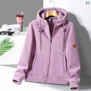 ジャケット メンズ 秋冬 フリース 保温 防寒 裏起毛 フード付き シンプル カジュアル 厚手 ユニセックス カップル ペアルック アウトドア スポーツ 普段使い レジャー スタンドカラー ポリエステル 無地 ブラック アイボリー