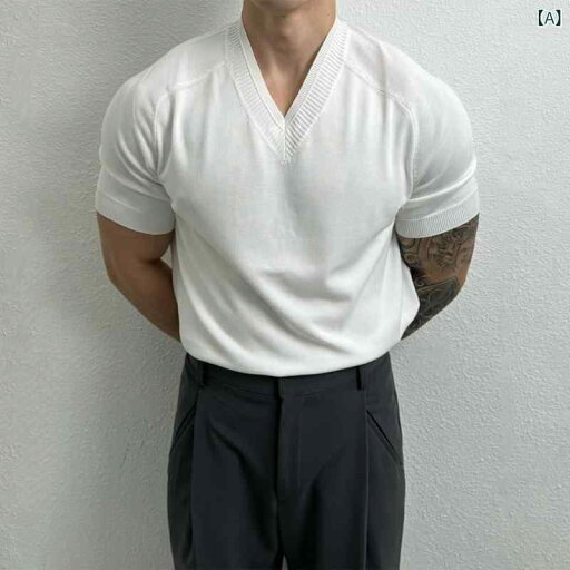 Tシャツ メンズ 丸首 半袖 夏 接触冷感 薄手 ポリエステル 吸湿速乾 通気性 スリムフィット ビジネス カジュアル インナー 無地 白 黒 ベージュ系 トップス 普段使い きれいめ