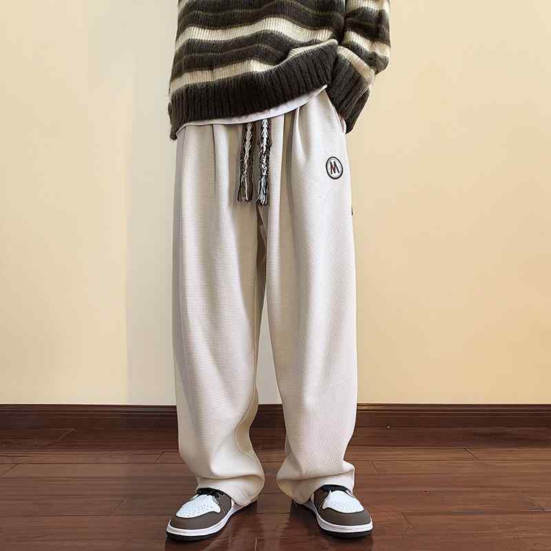 カットソー トレンド ワッフル生地 カジュアル デイリーユース 着回し 万能 高級感 上質素材 リラックス 快適 ブラック オフホワイト カーキ