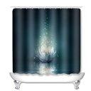 シャワーカーテン 吸水マット トイレマット 3点セット 4点セット ポリエステル製 抽象花柄 デジタルプリント 吸水 速乾 アメリカンスタイル 欧米風 おしゃれ...