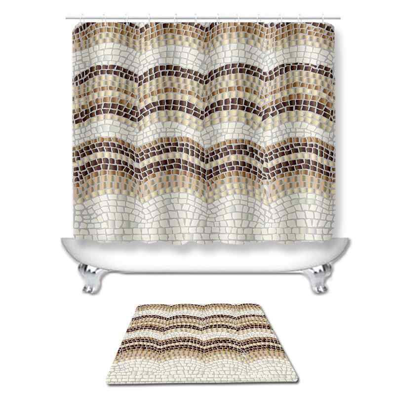 ・主な素材: ポリエステル・スタイル: ライトラグジュアリー・柄: 獣皮調・サイズ展開: フロアマット単品(40x60cm)、シャワーカーテン単品、3点セット(40x60cm)、3点セット(45x75cm)、3点セット(50x80cm)、4...