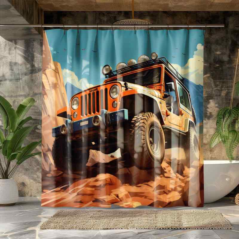 シャワーカーテン ポリエステル 防水 防カビ デジタルプリント モダン シンプル おしゃれ バスルーム 浴室 洗面所 間仕切り 目隠し 仕切り